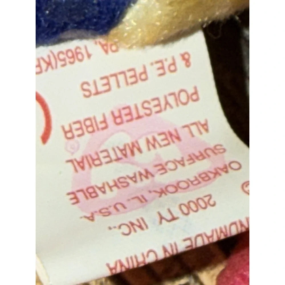 Ty Beanie Baby Aruba the Fish DOB April 8, 2000